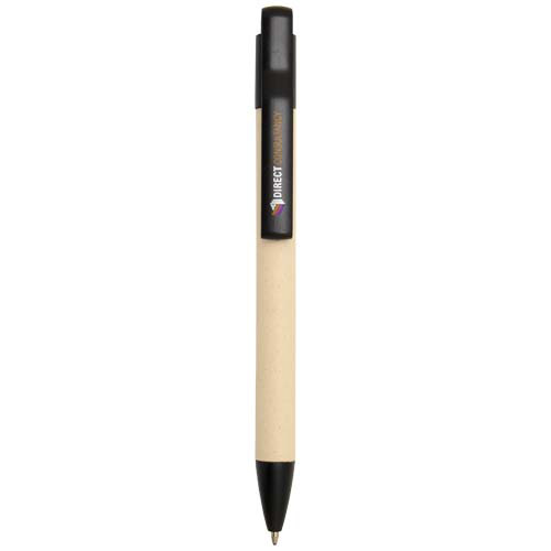 Liliana długopis z papieru trzcinowego (niebieski tusz) Czarny 10798390 (1)