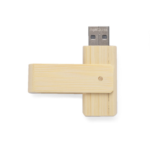 Pamięć USB bambusowa TWISTER 16 GB Brązowy 44088 (5)