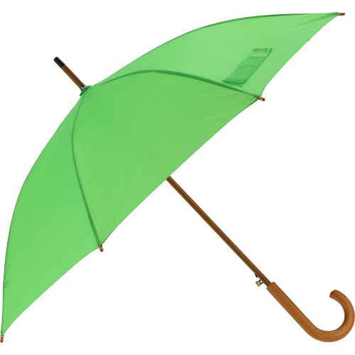 Parasol automatyczny drewniany Ø105 cm NANCY Jasnozielony 513129 (1)