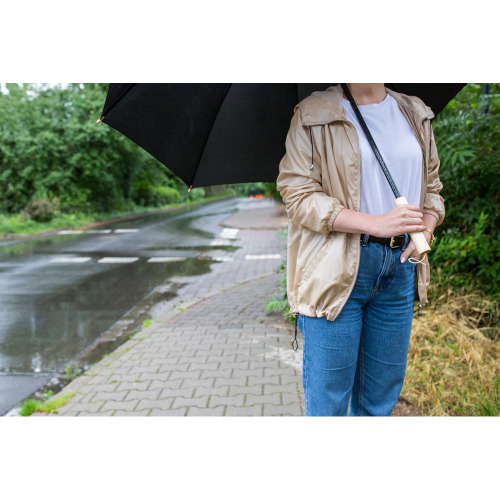 Parasol manualny RPET | Keelan Czarny V1850-03 (1)