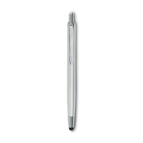 Wysuwany aluminiowy długopis z srebrny mat MO8755-16 
