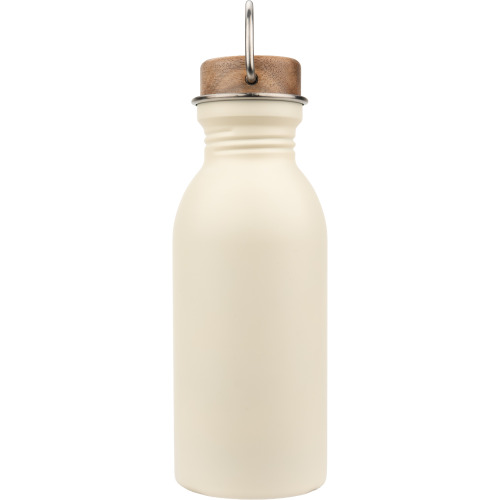 Butelka stalowa z recyklingu IBIZA MoLu 500 ml Biały 398006 (8)