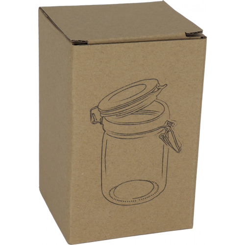 Słoik szklany 200 ml BROOKE Przeźroczysty 8262366 (9)