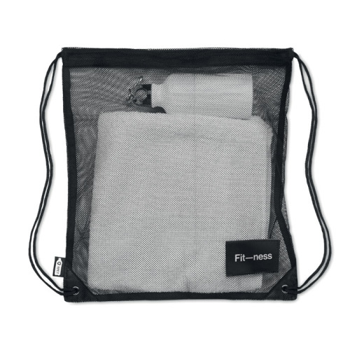 Siatkowa torba RPET Czarny MO6705-03 (2)