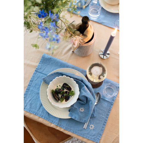 EDEN ŚCIERECZKA KUCHENNA DENIM, ZESTAW 2 SZT., NIEBIESKI Niebieski 5018584- (4)