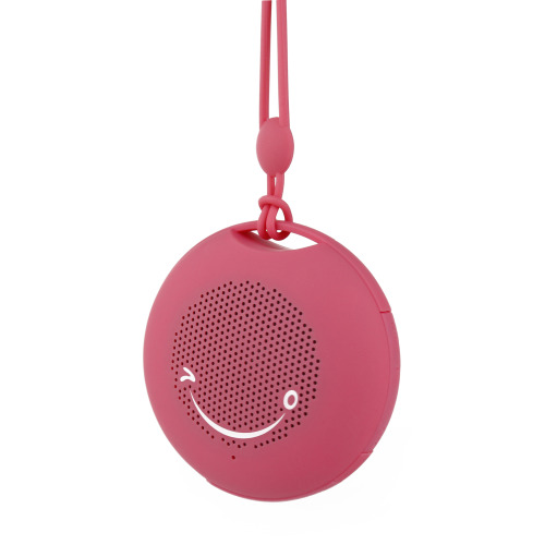 Silikonowy mini głośnik Bluetooth Różowy EG 026211 (4)