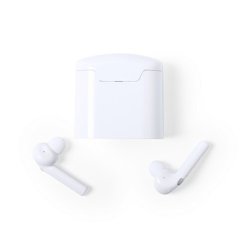 Bezprzewodowe słuchawki douszne biały V0144-02 (1)
