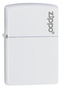 Zapalniczka Zippo Classic z logo Biały mat