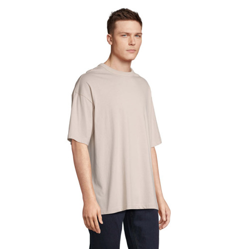 BOXY MEN T-SHIRT OVERSIZE Linen Twin S03806-LN-L (2)