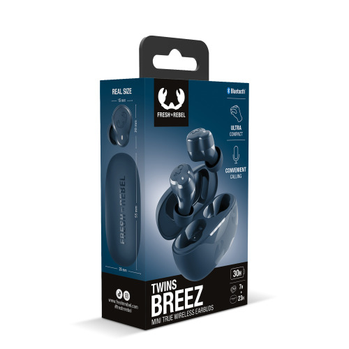 Słuchawki douszne Fresh 'n Rebel Twins Breez True Wireless Ciemnoniebieski LT49738-N0010 (1)
