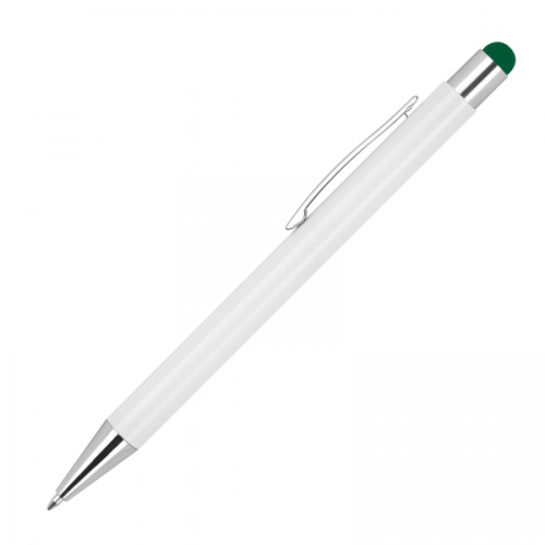 Długopis aluminiowy soft touch i touch pen JEAN Ciemnozielony 1323899 (2)