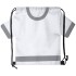 Worek ze sznurkiem "koszulka kibica", rozmiar dziecięcy biały V8173-02  thumbnail