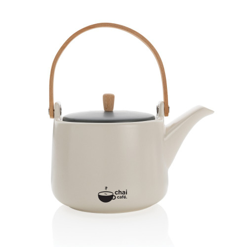 Dzbanek do herbaty 800 ml Ukiyo Biały, szary P263.043 (3)