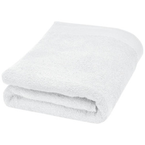 Ellie bawełniany ręcznik kąpielowy o gramaturze 550 g/m² i wymiarach 70 x 140 cm Biały