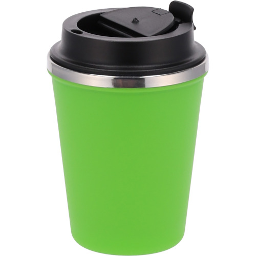Kubek termiczny 350 ml z powłoką z recyklingu METODY Jasnozielony 8496229 (4)