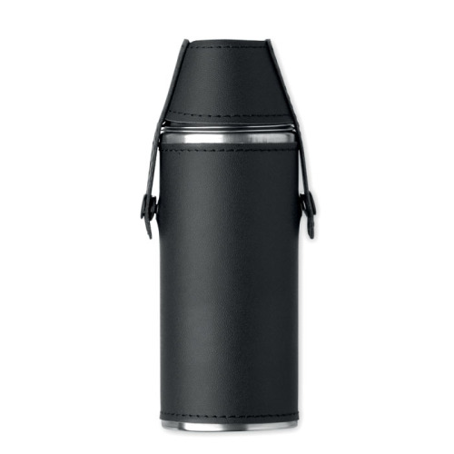 Butelka z kubkami Czarny MO2628-03 (6)