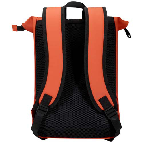 Resi Plus plecak na 15-calowego laptopa o pojemności 18 l z recyklingu, z certyfikatem GRS i zwijaną górną częścią Brick 13009332 (3)