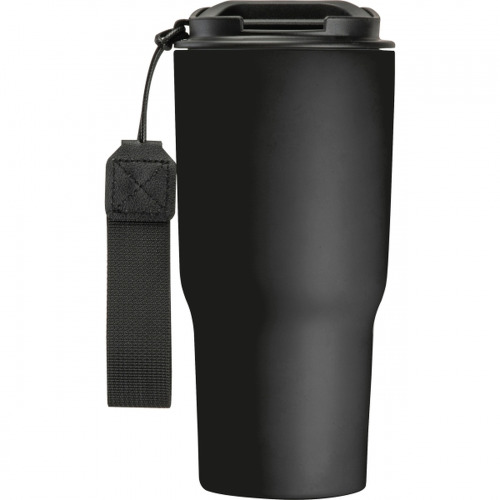Kubek termiczny 550 ml ze stali z recyklingu DANA Czarny 8523903 (5)