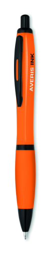 Kolorowy długopis z czarnym wy pomarańczowy MO8748-10 (2)