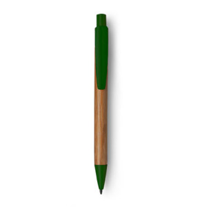 Bambusowy długopis zielony
