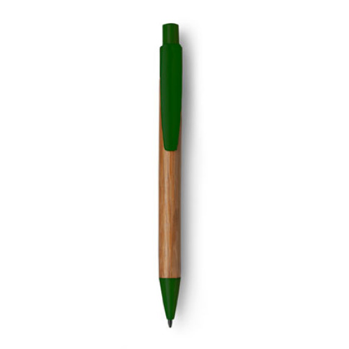 Bambusowy długopis zielony V1410-06 