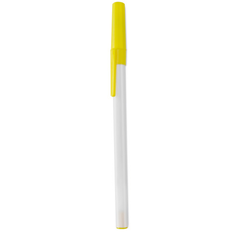 Długopis, zatyczka żółty V1584-08 