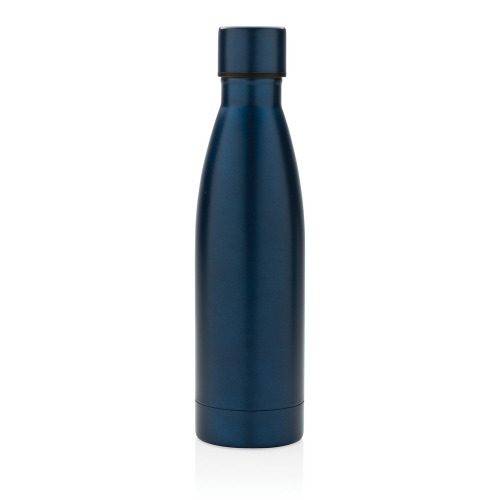 Butelka termiczna 500 ml, stal nierdzewna z recyklingu Niebieski P433.275 (1)