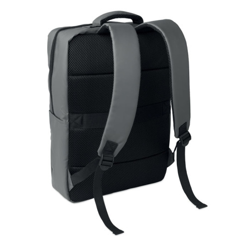 plecak na laptopa 15" PU RPET Kamienny Szary MO3208-15 (1)