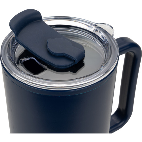 Kubek ze słomką XXL 1200 ml TEODORA Granatowy 8468644 (5)