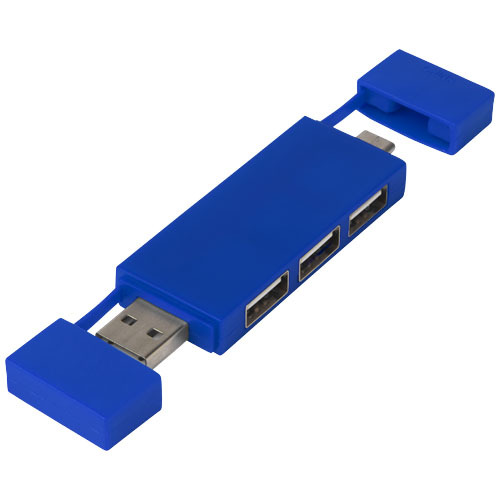 Mulan podwójny koncentrator USB 2.0 Błękit królewski 12425153 
