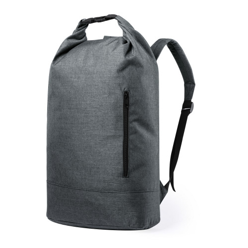 Plecak chroniący przed kieszonkowcami, przegroda na laptopa 15", ochrona RFID szary V8153-19 