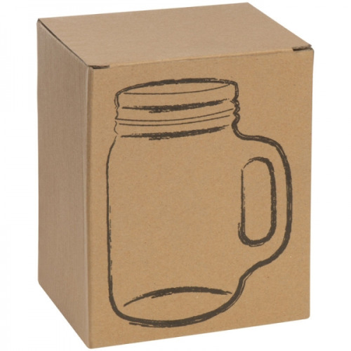 Słoik szklany do piciaTREVISO 450 ml Przeźroczysty 044266 (3)