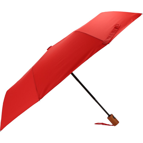 Parasol automatyczny Ø100 cm rPET IPSWICH Czerwony 322305 (1)