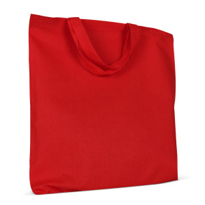 Torba na zakupy OEKO-TEX® color short 140g/m² 38x42 cm Czerwony