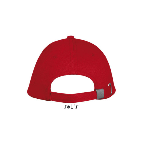LONG BEACH Czapka 5 pan. Rojo/Blanco S00594-RE-M (1)
