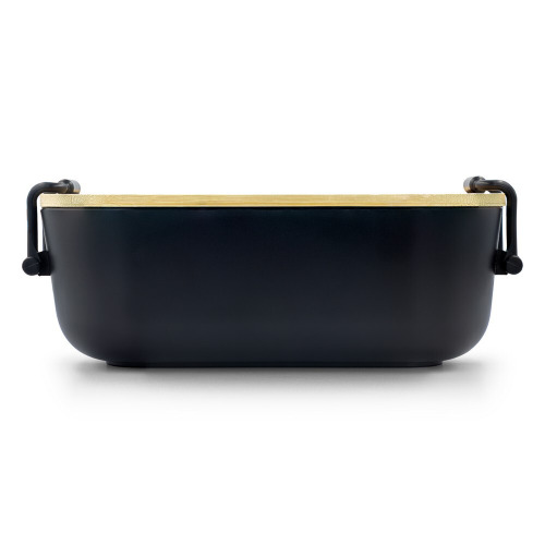 Pudełko śniadaniowe 900 ml | Loes Czarny VA936-03 (7)