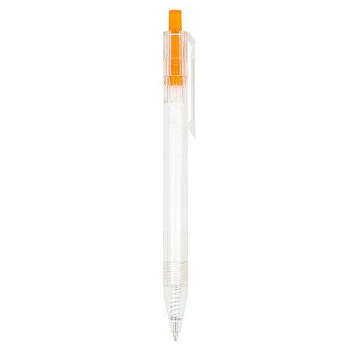 Długopis R-PET Transparentny / pomarańczowy LT80562-N0426 (3)