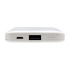 Power bank 5000 mAh, zintegrowany kabel 3 w 1 Biały P322.083 (2) thumbnail