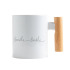 Kubek z drewnianym uchwytem / Mugoo Biały IP37071300 (8) thumbnail