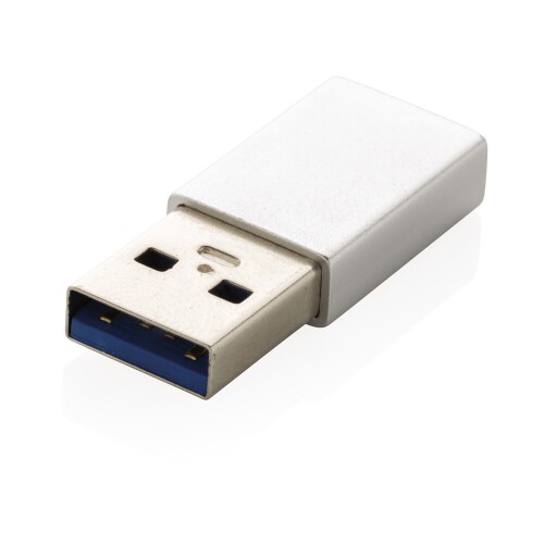 Adapter USB A do USB C srebrny P300.152 