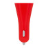Ładowarka samochodowa USB czerwony V3293-05 (3) thumbnail