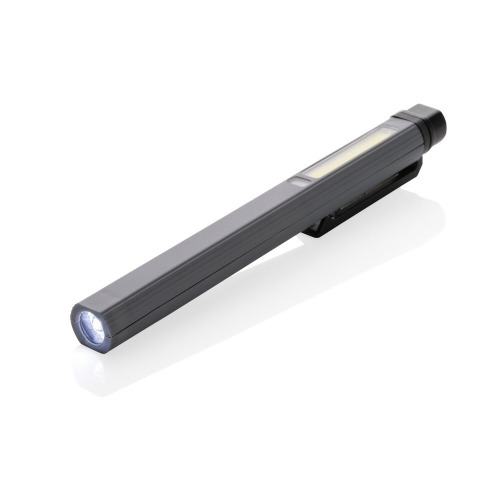 Latarka COB Gear X, ładowana przez USB, RABS Szary P513.262 (6)