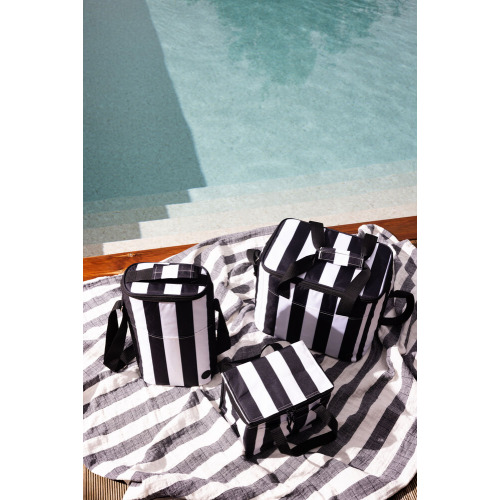 CITY TORBA TERMICZNA STRIPE rPET DUŻA, CZARNO-BIAŁY Czarno-Biały 5018597- (2)