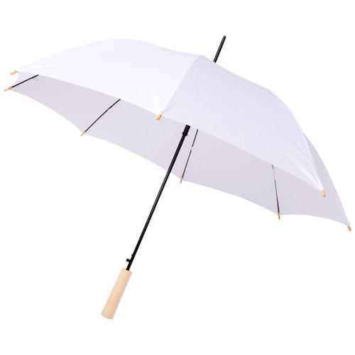 Parasol automatyczny Alina 23” wykonany z plastiku PET z recyklingu Biały 10940002 
