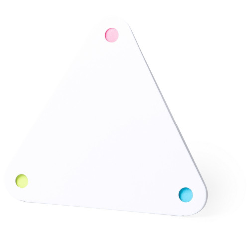 Zestaw do notatek "trójkąt", karteczki samoprzylepne biały V2975-02 (1)