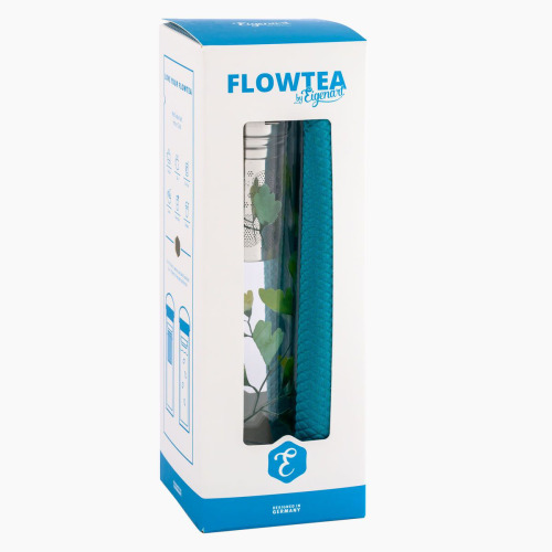Butelka z podwójną ścianką i zaparzaczem FlowTea 350-400ml Ginko 50022 Bezbarwny EIG50022 (1)