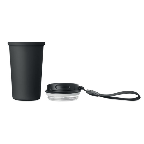 Kubek 400 ml stal recykling Czarny MO3156-03 (3)