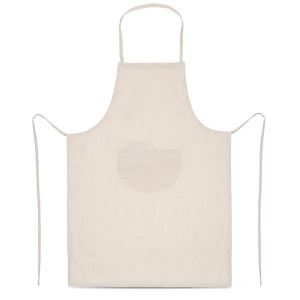 Fartuch z recyklingowej bawełny 140g / RecyApron Natural