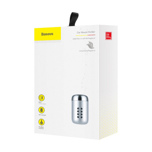 Zapach samochodowy na kratkę wentylacyjną Srebrny EG 048197 (8)