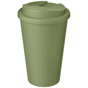 Brite-Americano® POP 350 ml termoizolowany kubek z pokrywką zabezpieczającą przed rozlaniem Melanż zielony